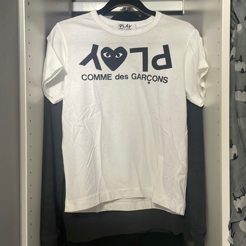 Comme des Garçons white t shirt.